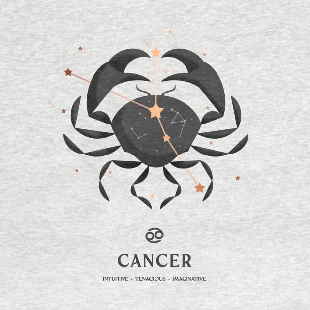 Cancer Constellation Zodiac Series by paulineberger